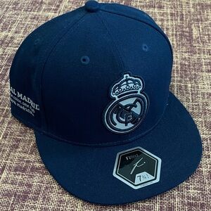 Real Madrid Fitted Navy Blue Cap Fi Collection 7 3/4